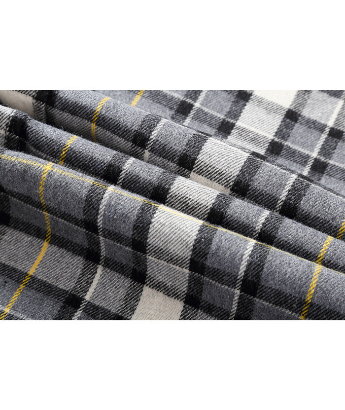 ZITY Men's Button Down Long Sleeve Plaid Pattern With Pocket Casual Hoodie-ZPK006235 | Zitysports