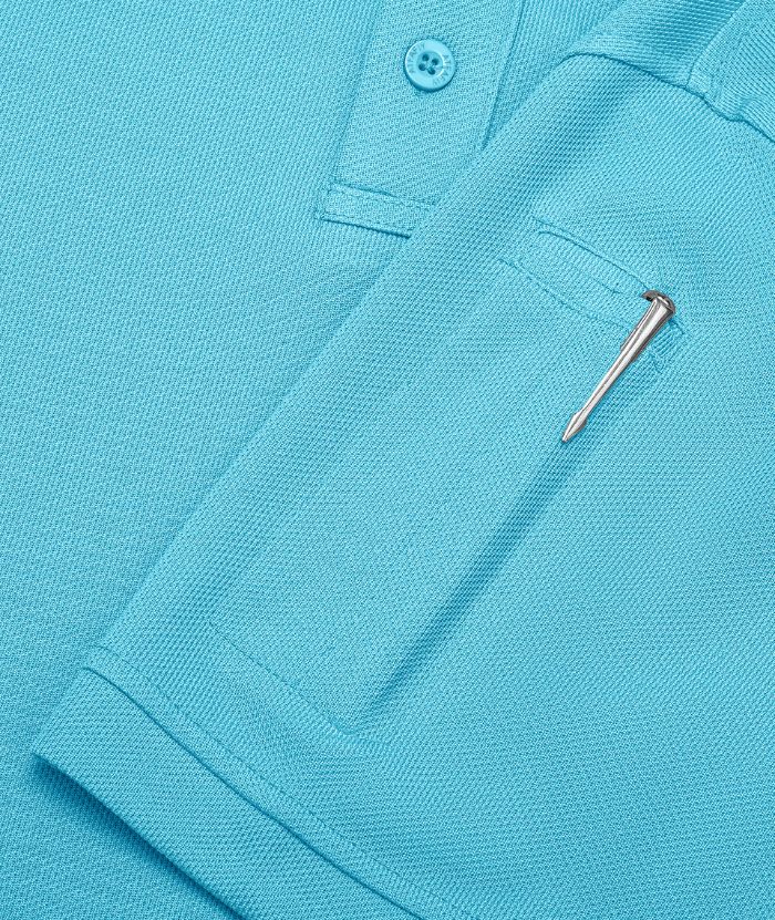 ZITY Men's Slim Fit Button Up Golf Polo Shirt-ZPK007838