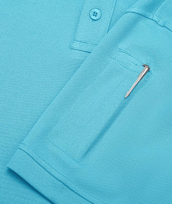 ZITY Men's Slim Fit Button Up Golf Polo Shirt-ZPK007838