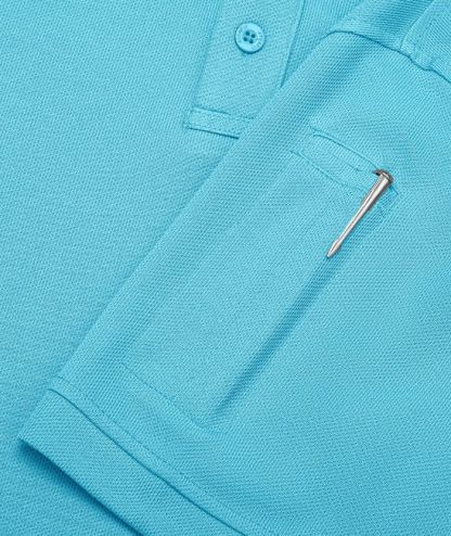 ZITY Men's Slim Fit Button Up Golf Polo Shirt-ZPK007838