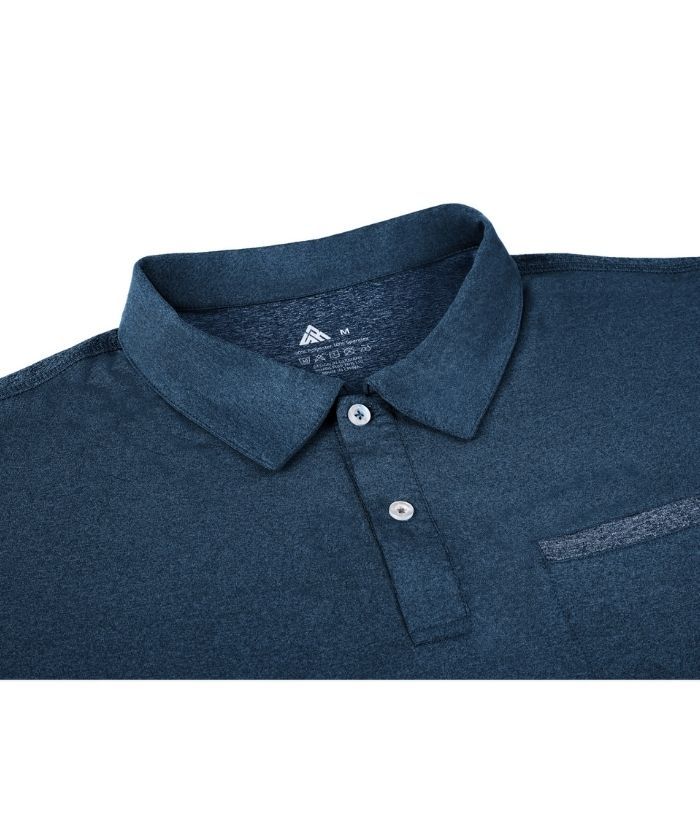 ZITY Men's Moisture Wicking Dri Fit Sports Polo Shirt-ZPK007926