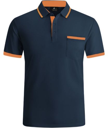 ZITY Men's Slim Fit Button Up Golf Polo Shirt-CEMPO04037