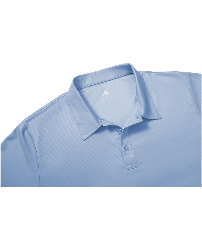 ZITY Men's Button Up Slim Fit Polo Shirt-CUMPO05766