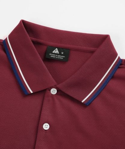 ZITY Men's Button Up Dri Fit Golf Polo Shirt-CFMPO00134