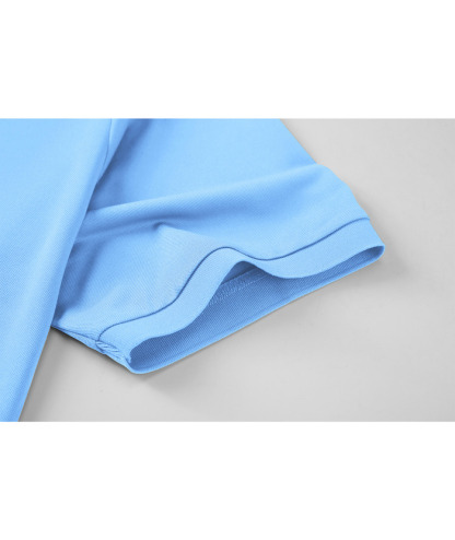 Men's Solid Color Slim Fit Performance Polo Shirt-ZPK007837