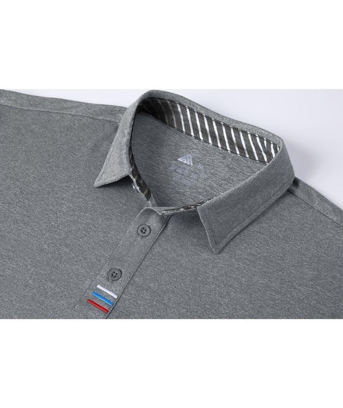 ZITY Men's Button Up Slim Fit Polo Shirt-CEMPO02420