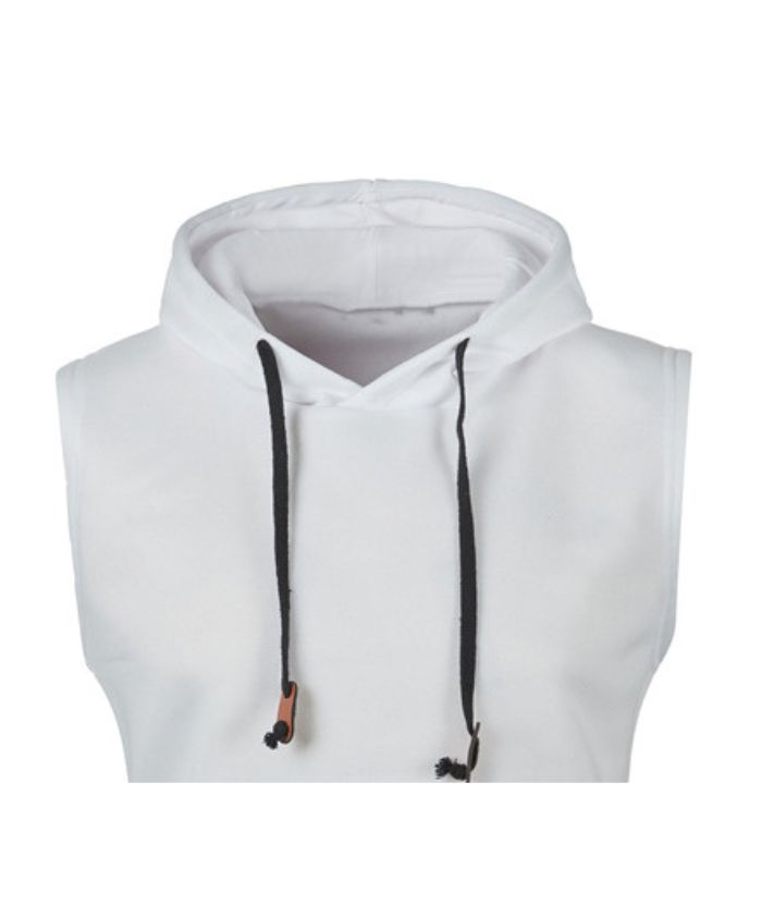 Men's Sleeveless Hooded Sport Vest Casual Hoodie-ZPK007596 | Zitysports