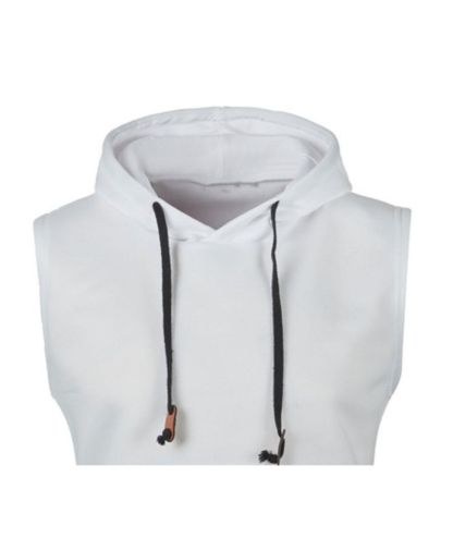 Men's Sleeveless Hooded Sport Vest Casual Hoodie-ZPK007596 | Zitysports