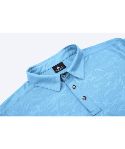 ZITY Men's Casual Breathable Fit Flowing Clond Pattern Golf Polo Shirt-ZPK007197 | Zitysports