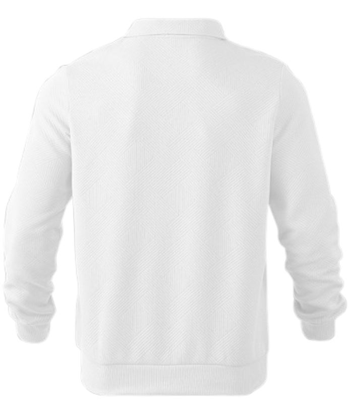 ZITY Men's Long Sleeve Solid Color Casual Polo Sweater-DUMHD05092|Zitysports