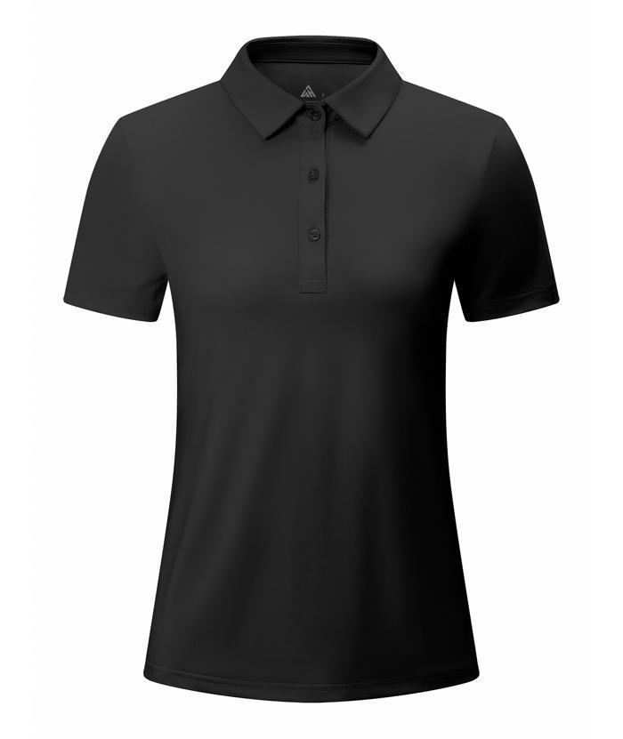 ZITY Women's Solid Color Dri Fit Golf Polo Shirt-CUWPO01308
