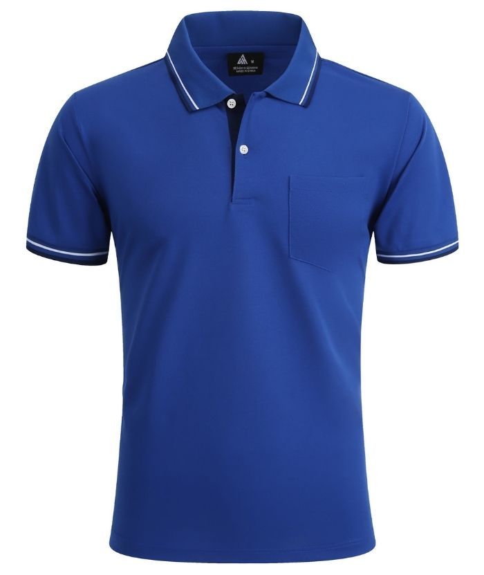 ZITY Men's Button Up Dri Fit Golf Polo Shirt-CFMPO00134