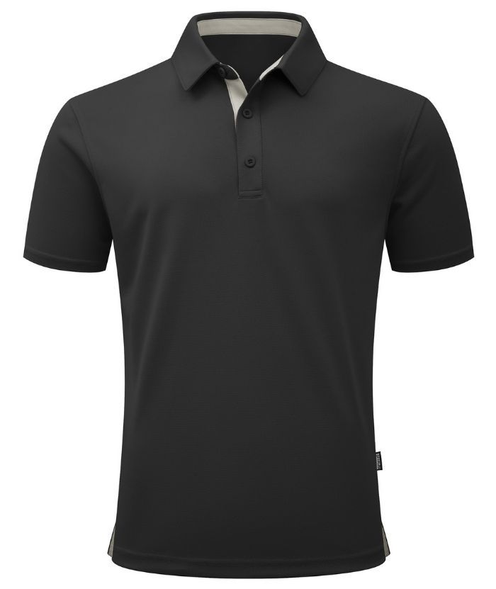 ZITY Men's Button Up Slim Fit Polo Shirt-CUMPO05188