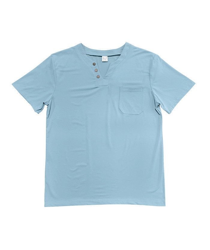 ZITY Men's Summer Casual V-Neck Slim Short Sleeved Trendy T-shirt-ZPK010594|Zitysports