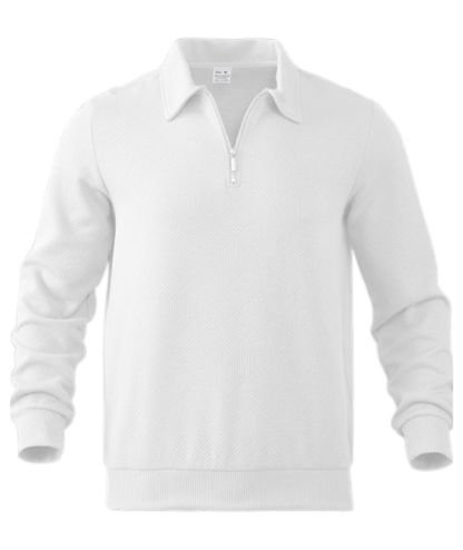 ZITY Men's Long Sleeve Solid Color Casual Polo Sweater-DUMHD05092|Zitysports