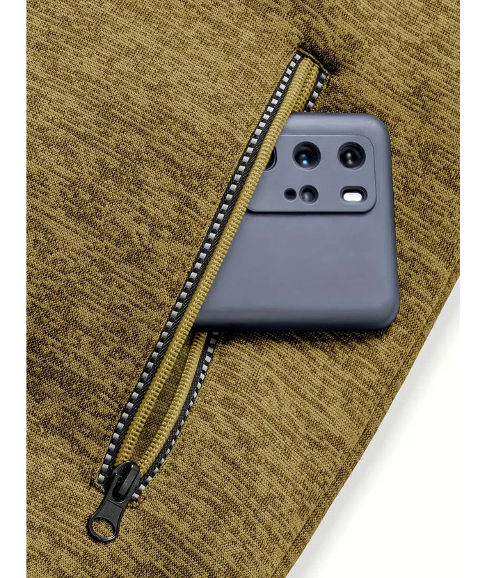 ZITY Men's Warm Fleece Solid Color Casual Zip Up Hoodie-ZPK005323 | Zitysports