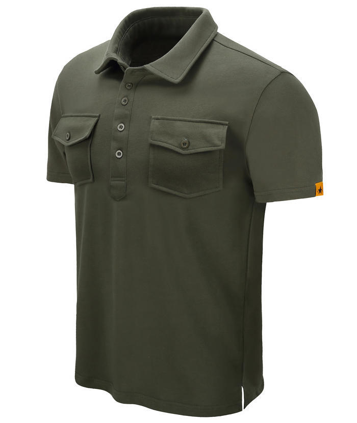 ZITY Men's Double Pocket Dri Fit Summer Golf Polo Shirt-APOH700112