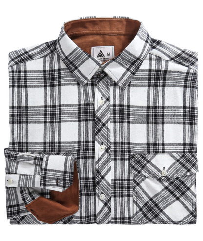 ZITY Men's Plaid Button Up Shirt with Flap Pocket Spring Fall Top-ZPK006565 | Zitysports