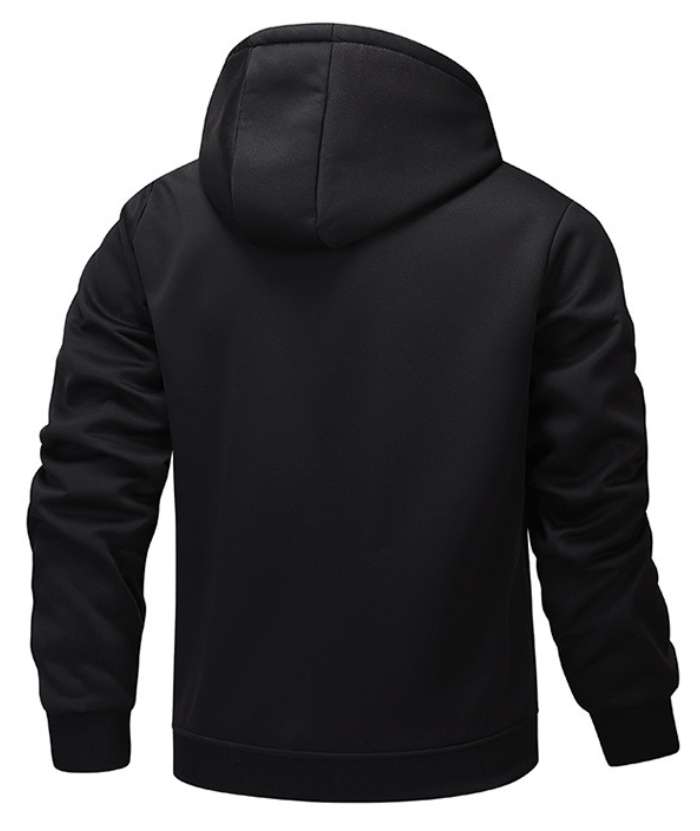 ZITY Men's Fleece Jacket Side Pocket with Zipper Casual Hoodie-DUMFH04877 | Zitysports