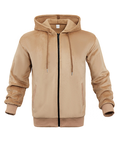 ZITY Men's Full Zipper Long Sleeve Breathable Outwear Hoodie-DUMFH05100|Zitysports