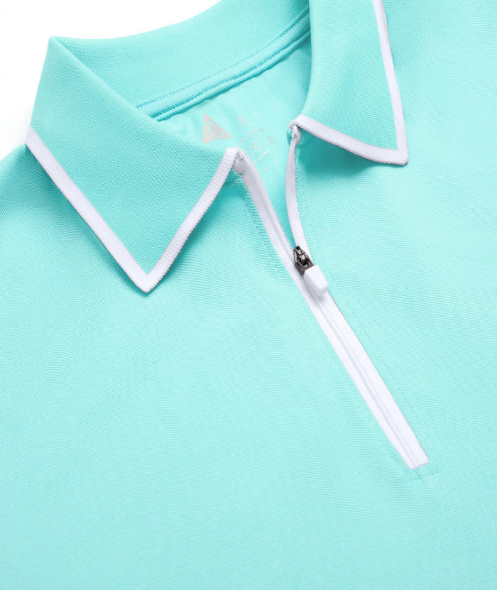 ZITY Women's Dri Fit Quarter Zip Golf Polo ShirtCUWPO01444