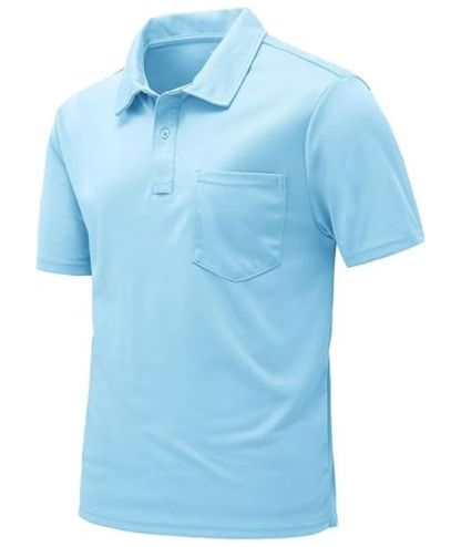 ZITY Men's Button Up Quick Dri Casual Polo Shirt-CEMPO03494