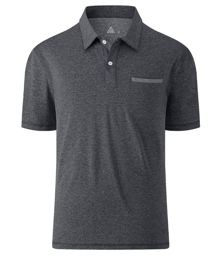 ZITY Men's Moisture Wicking Dri Fit Sports Polo Shirt-ZPK007926