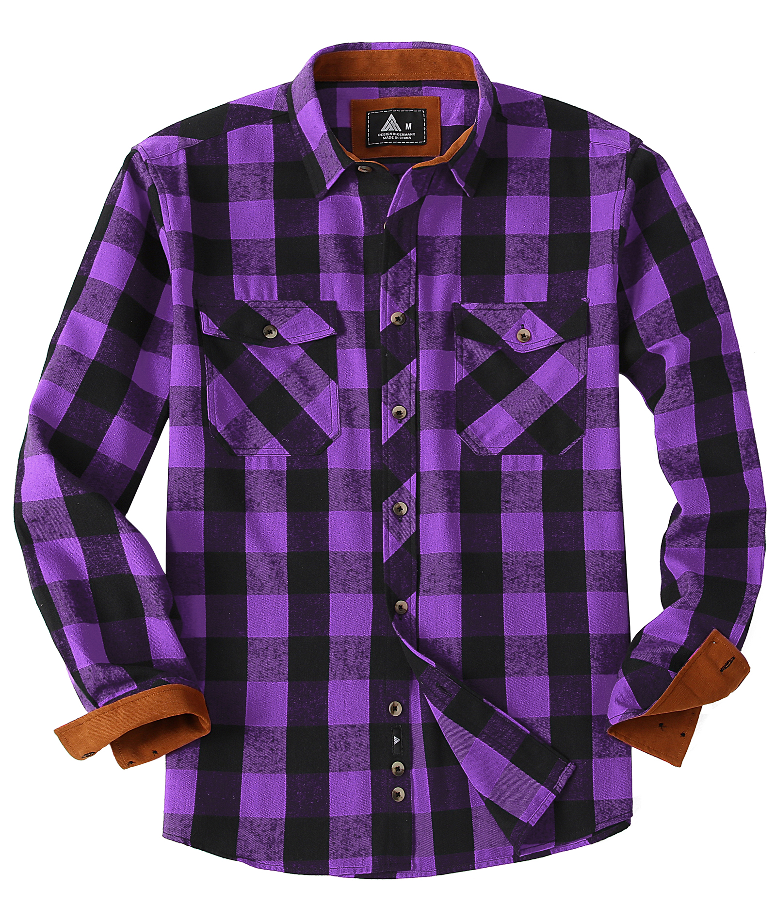 Purple plaid shirt