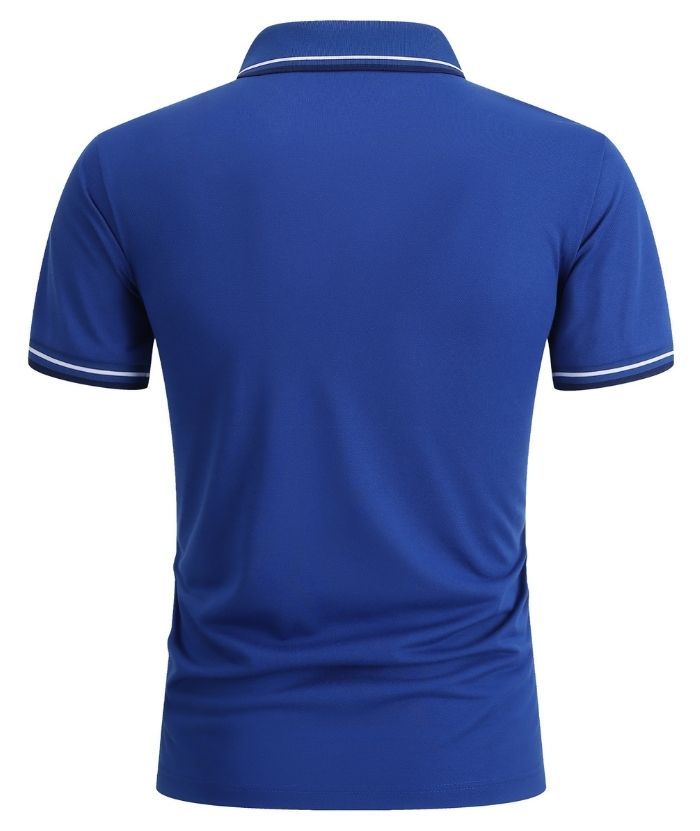 ZITY Men's Button Up Dri Fit Golf Polo Shirt-CFMPO00134