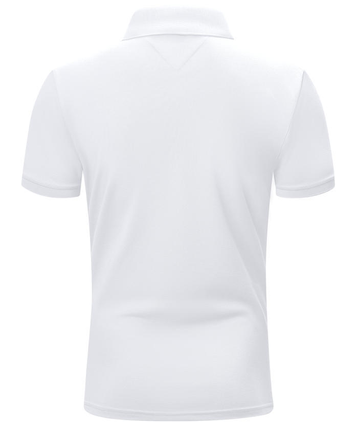 ZITY Men's Casual Solid Color Dri Fit Golf Polo Shirt-CUMPO01623