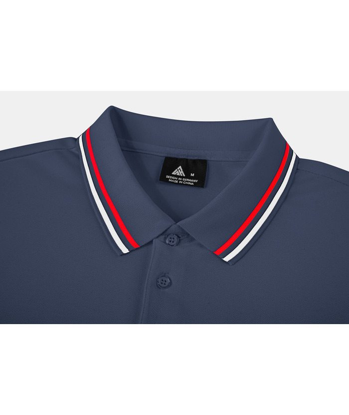 ZITY Men's Solid Color Dri Fit Sports Polo Shirt-CEMPO02412