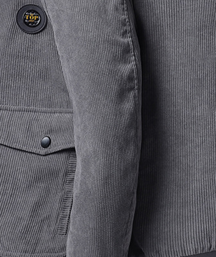 ZITY Men's Cotton Full Zipper Fleece Jacket-DUMCO05533