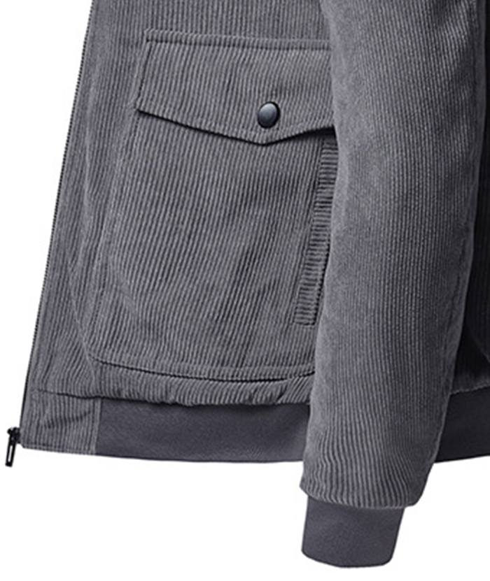 ZITY Men's Cotton Full Zipper Fleece Jacket-DUMCO05533