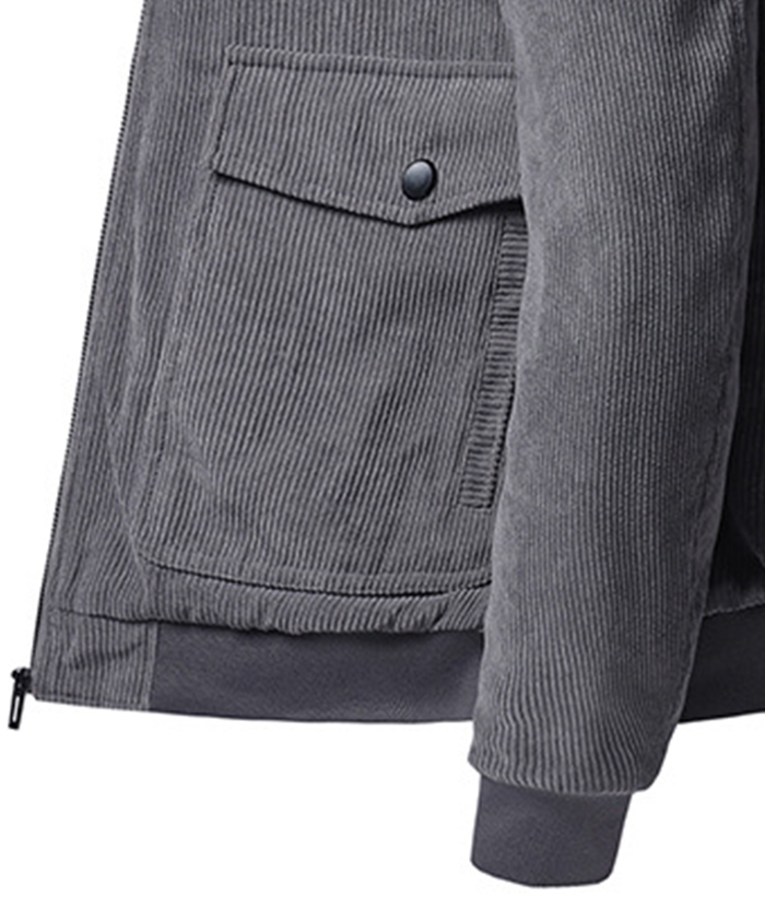 ZITY Men's Cotton Full Zipper Fleece Jacket-DUMCO05533