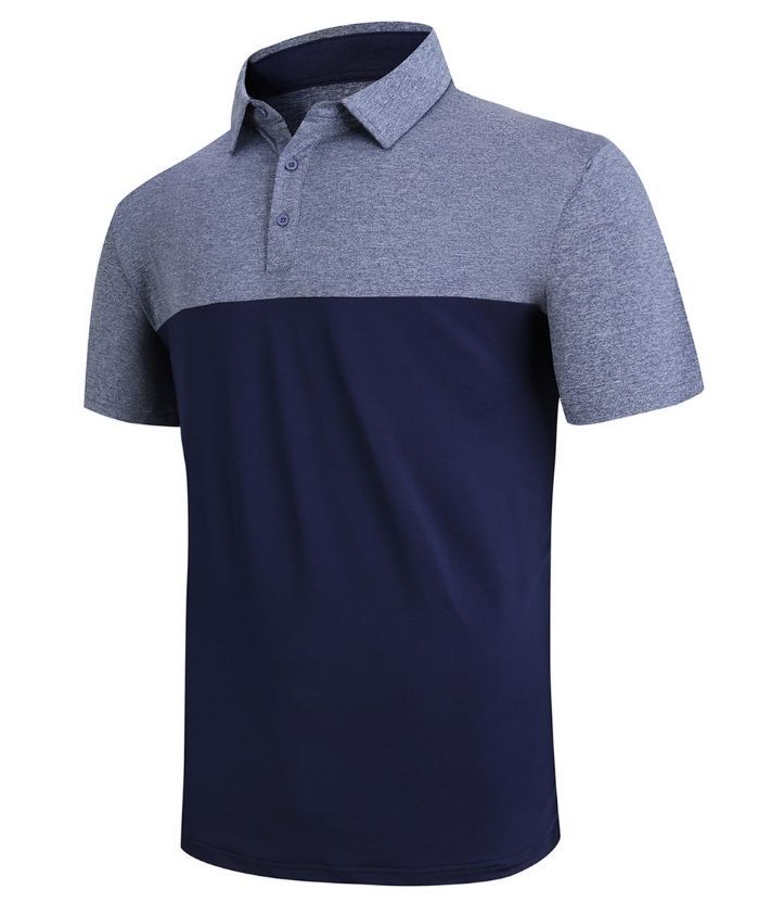 ZITY Men's Color Block Dri Fit Polo Shirt-APOH700109