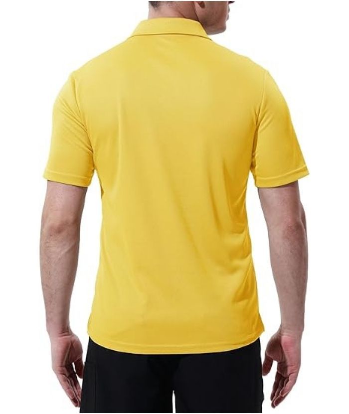 ZITY Men's Button Up Quick Dri Casual Polo Shirt-CEMPO03494