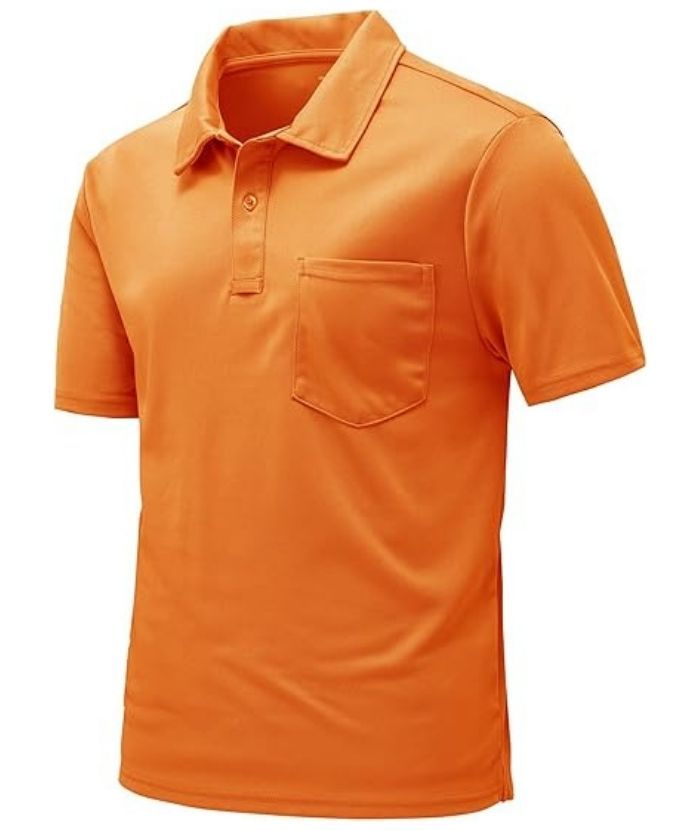 ZITY Men's Button Up Quick Dri Casual Polo Shirt-CEMPO03494