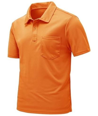 ZITY Men's Button Up Quick Dri Casual Polo Shirt-CEMPO03494