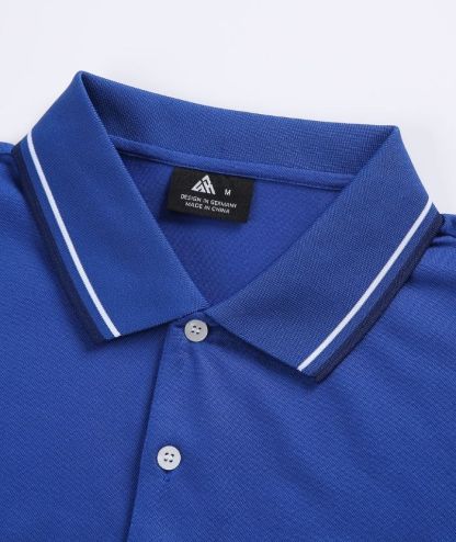 ZITY Men's Button Up Dri Fit Golf Polo Shirt-CFMPO00134