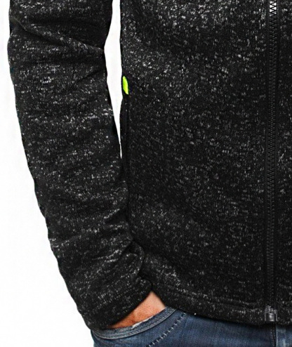 ZITY Men's Full Zipper Long Sleeve Breathable  Warm Hoodie-DUMHD05096|Zitysports