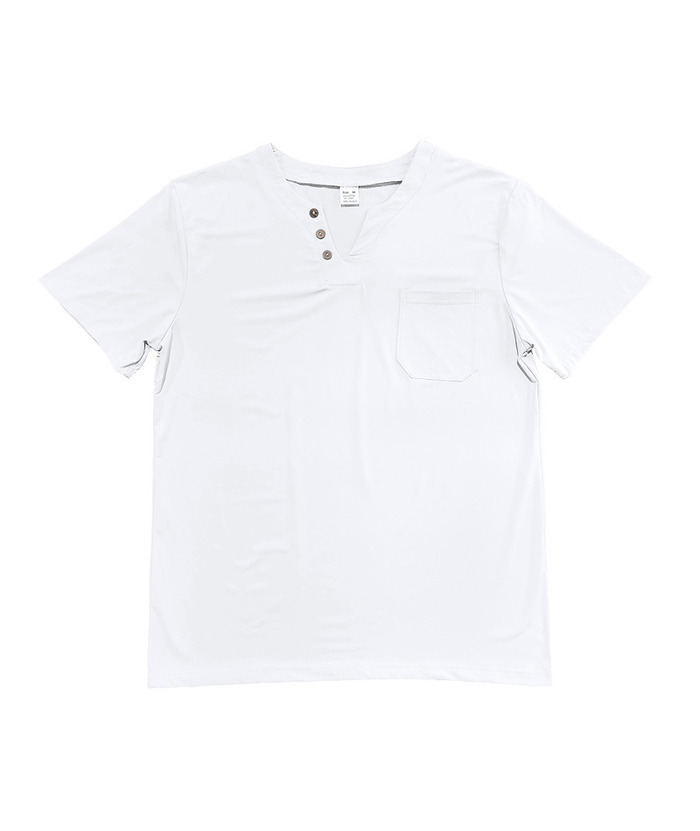 ZITY Men's Summer Casual V-Neck Slim Short Sleeved Trendy T-shirt-ZPK010594|Zitysports