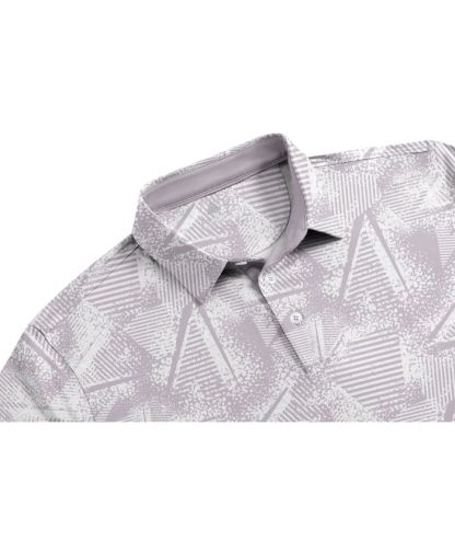 ZITY Men's Printed Dri Fit Performance Golf Polo Shirt-CUMPO05189 