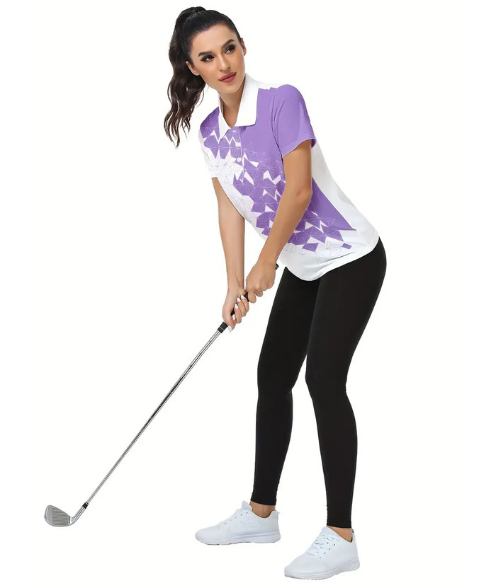 ZITY Women's Tennis Short Sleeve Quick Dry Summer Polo Shirt-ZPK004227 | Zitysports