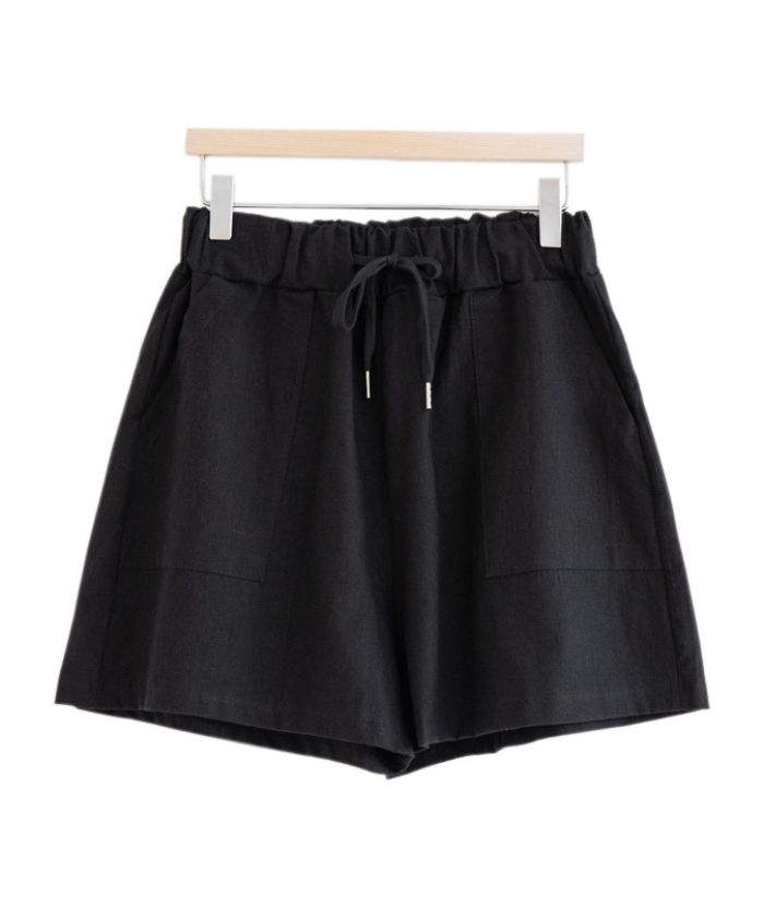 ZITY Women's Elegant Leisure Plus Size Summer Elastic Wide Leg Shorts