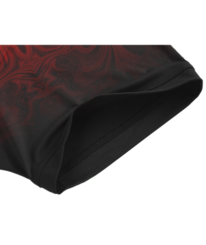 ZITY Men's Button Up Printed Dri Fit Polo Shirt-GFMPO00040