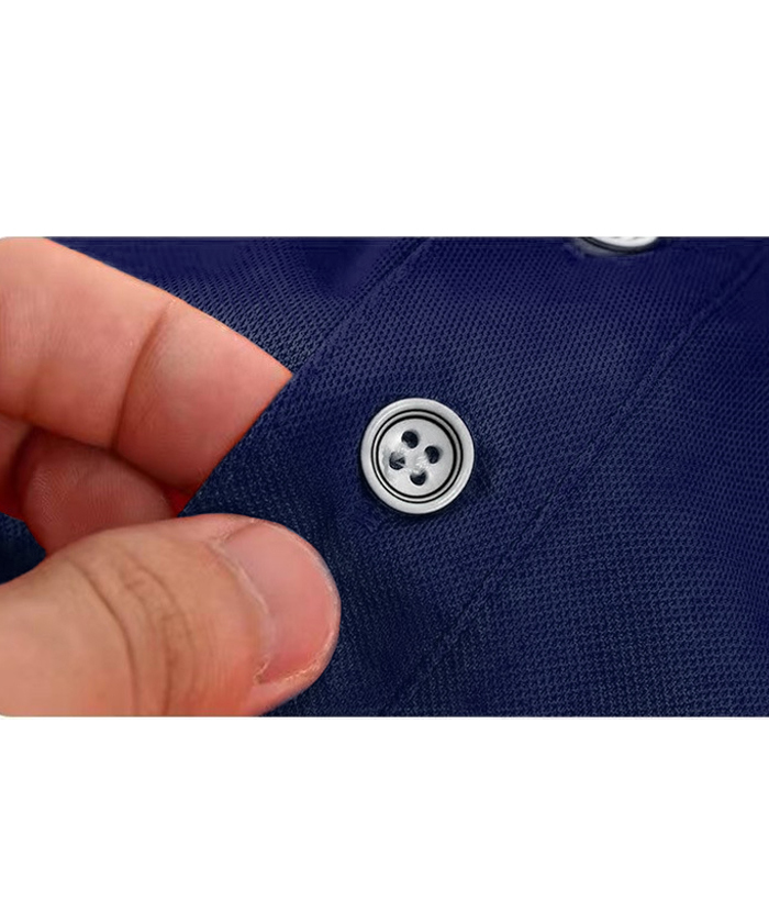 Men's Long Sleeve Lapel Slim Fit Polo Shirt-DUMLP05808