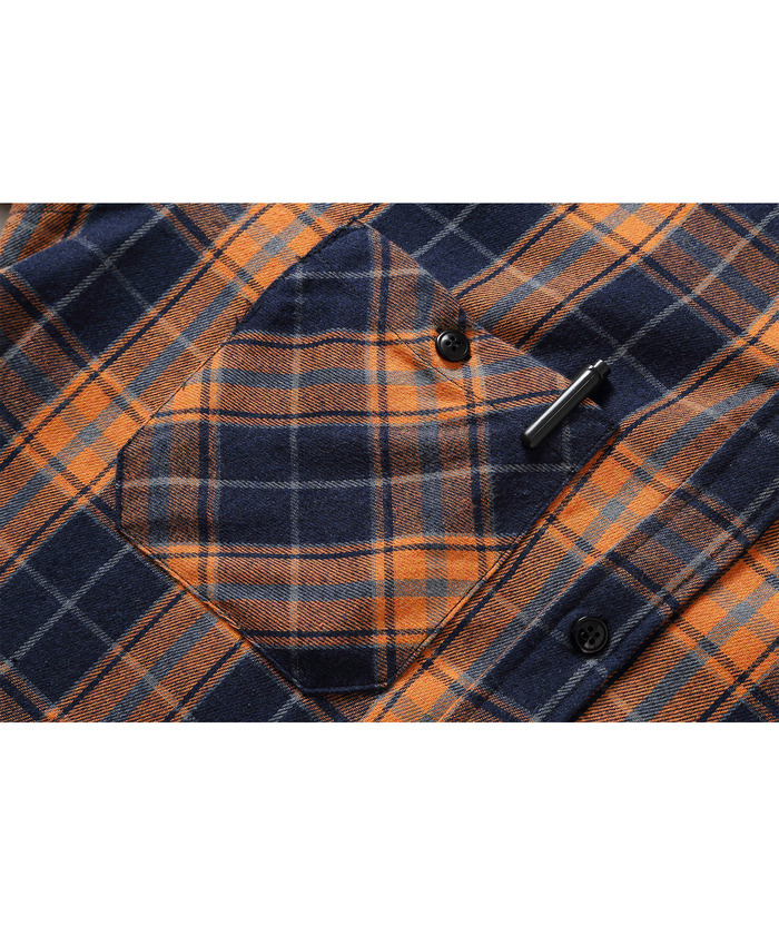 ZITY Men's Plaid Hooded Long Sleeve Button Down Flannel Shirt-ZPK000014 | Zitysports