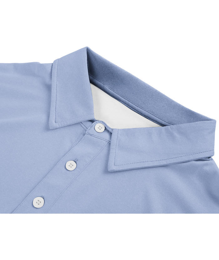 ZITY Men's Summer Dri Fit Gradient Golf Polo Shirt-CFMPO00034