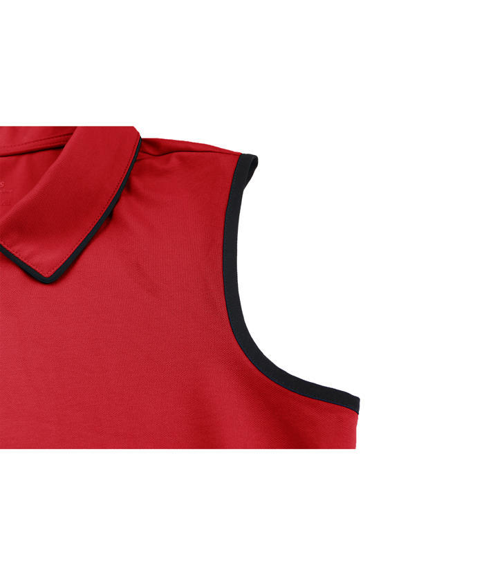 ZITY Women's Sleeveless Quarter Zip Golf Polo Shirt-CUWPO01362