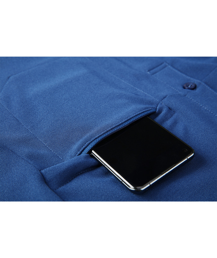 ZITY Men's Slim Fit Side Pocket Polo Shirt-APOH700020